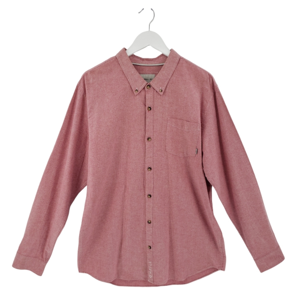 O'Neill Mens Button Front Shirt Size XL 100% Cotton